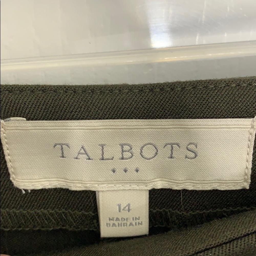 Talbots Green Pants - Picture 3 of 3